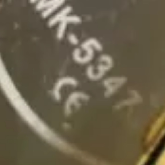 NIB Michael Kors MK5347 Pilot Gold- Glitz Chronograph new in box with tag - Picture 9 of 9